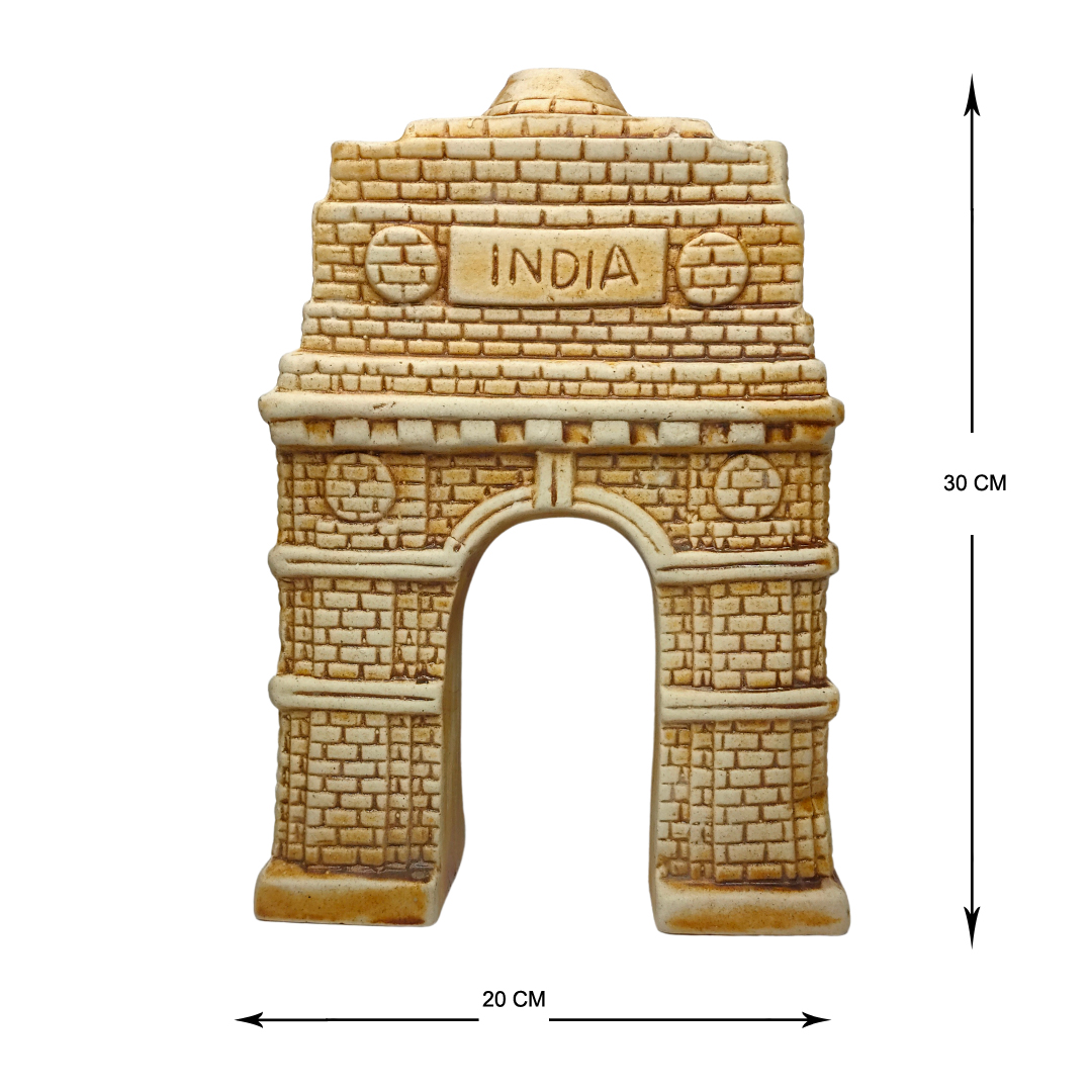 Handmade India Gate Ceramic Model